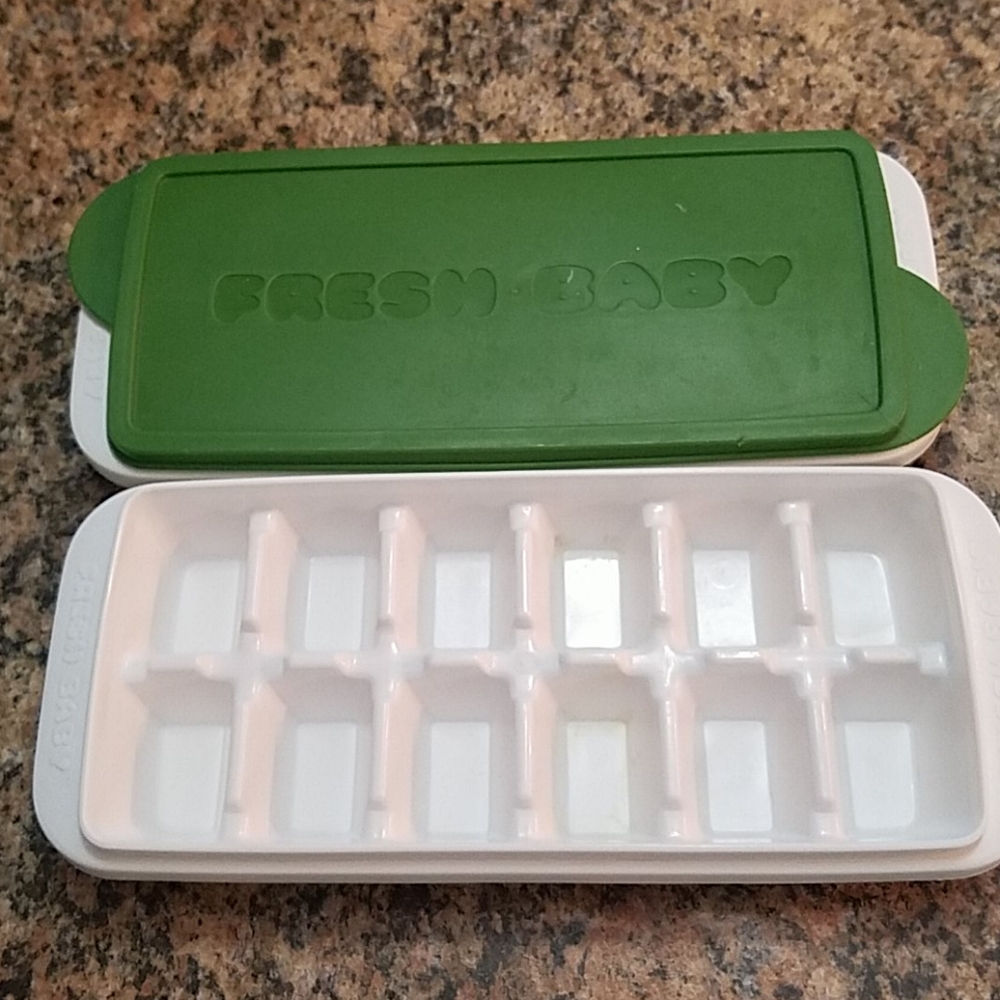 2 fresh baby food trays